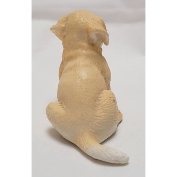 Vintage Schleich Yellow Labrador Lab Puppy 1.5" Tall Figurine D73527 - Picture 5 of 8